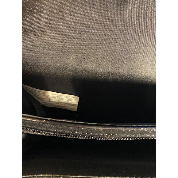 Franklin Covey Black Briefcase With Combination Lock & Zipper Pocket - Picture 4 of 6